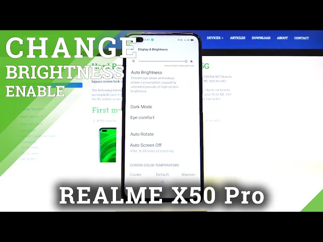Video thumbnail for How to Activate Automatic Brightness in Realme X50 Pro – Brightness Level