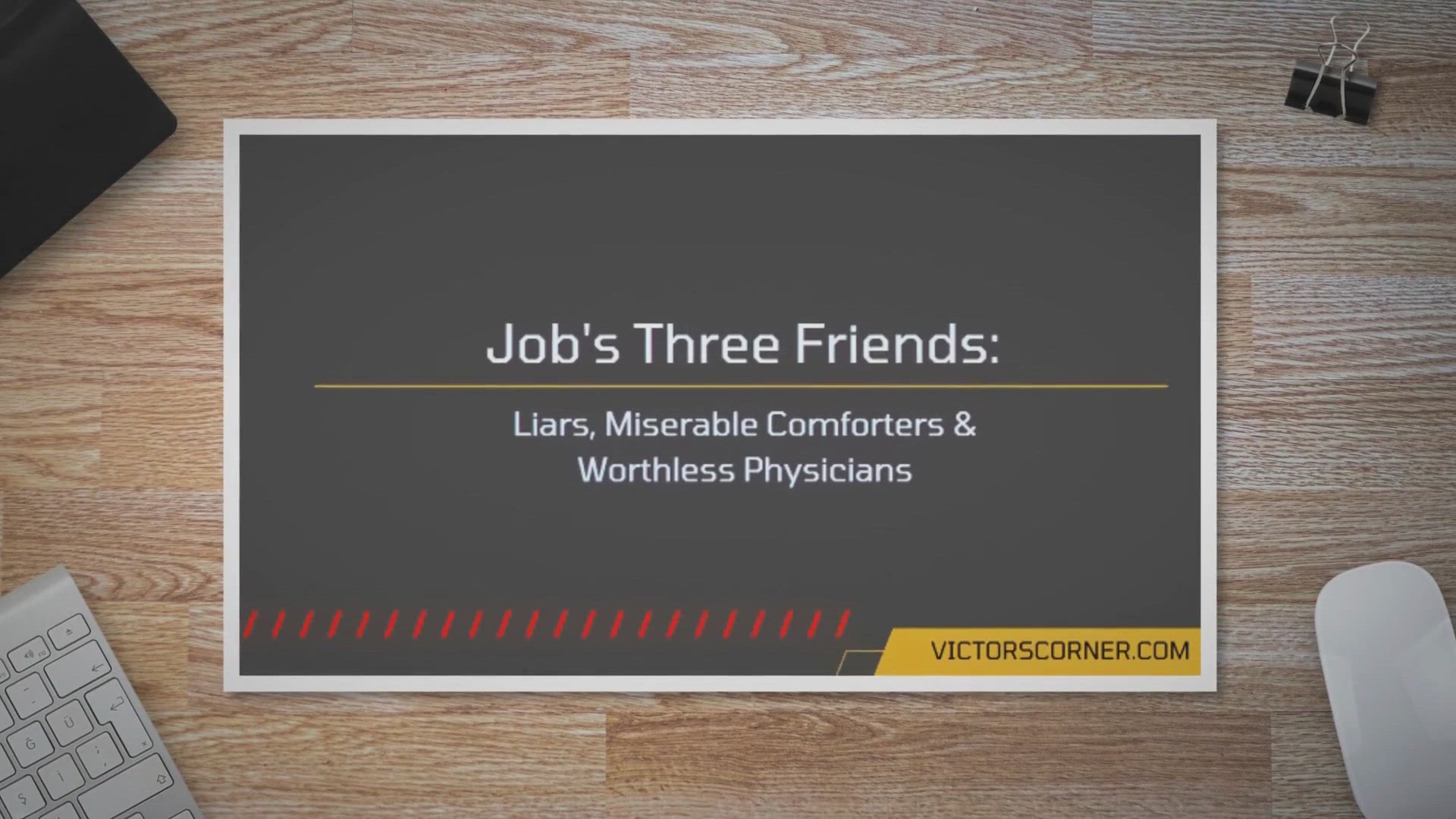 Video thumbnail for Job’s Three Friends: “Miserable Comforters” & “Physicians of No Value”