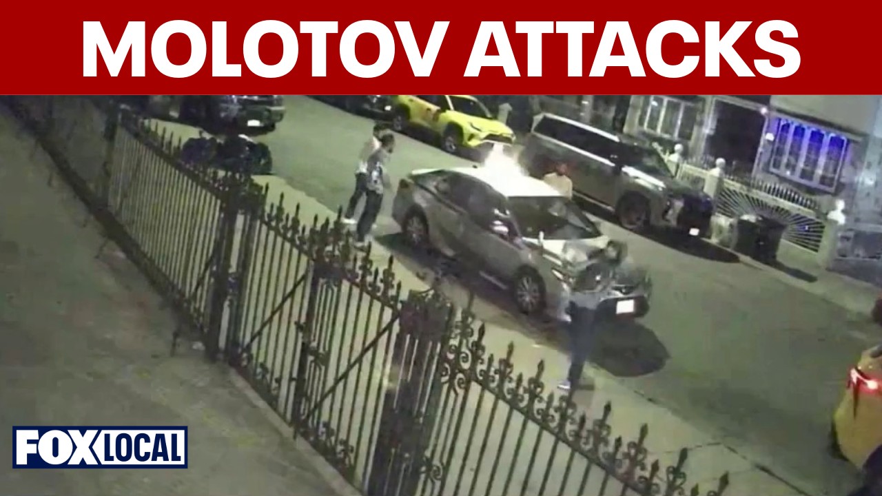 Video thumbnail for Molotov cocktails thrown at 2 Queens houses of worship, suspect arrested