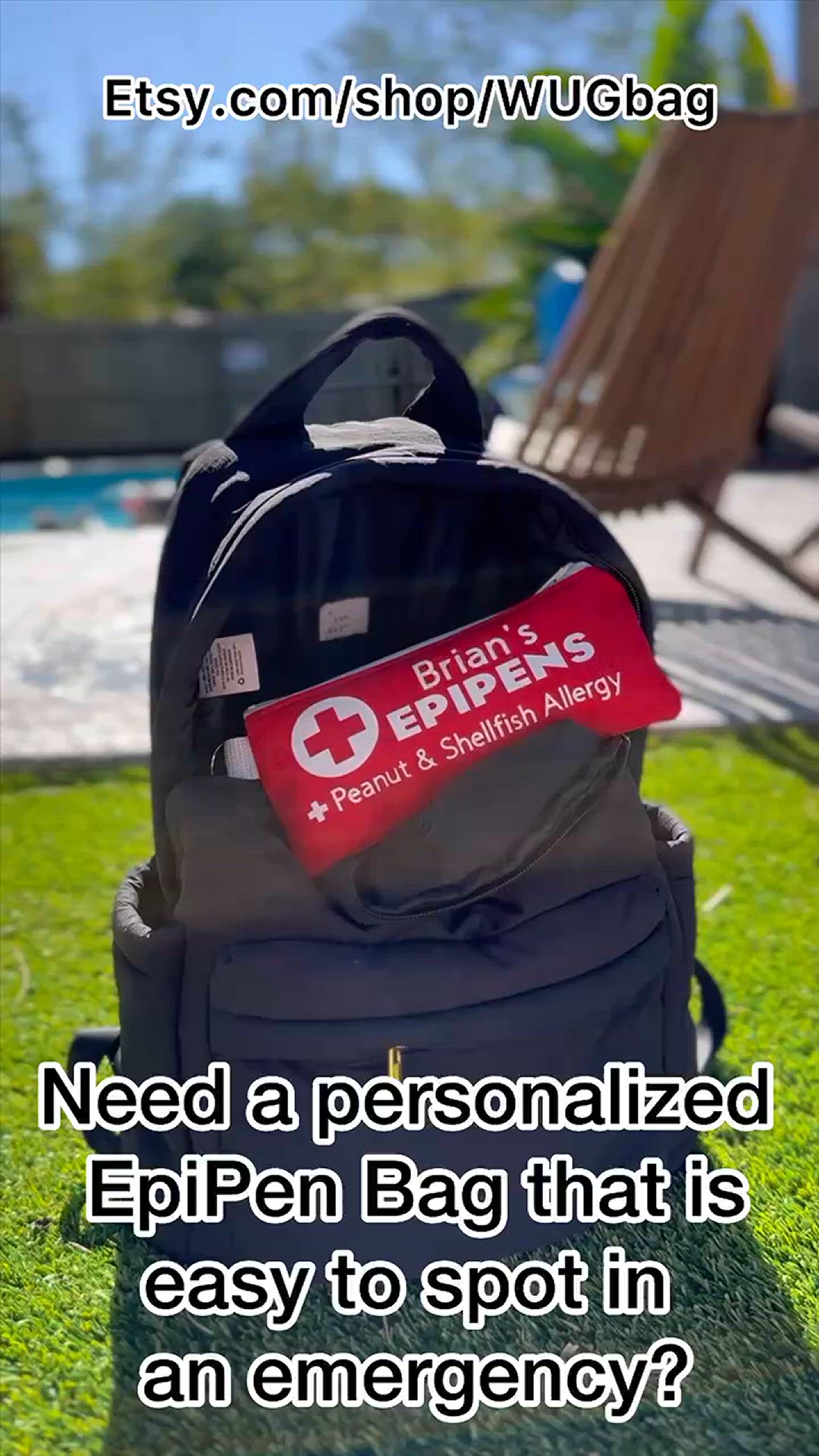 Video thumbnail for Personalized EpiPen Bag