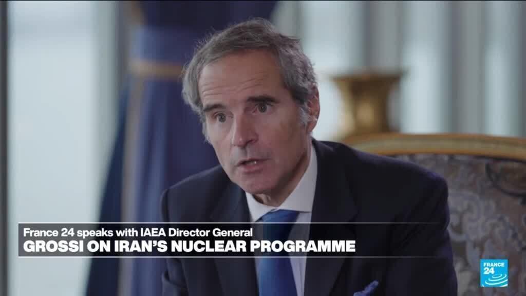 'Video thumbnail for IAEA's Director General Grossi speaks on FRANCE 24'