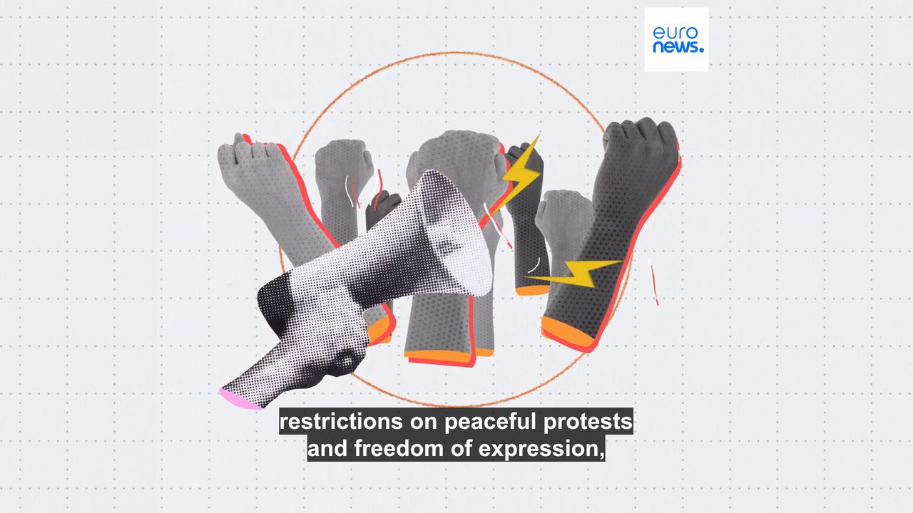 Video thumbnail for Free civic space in France, Italy and Germany under increasing threat, new study finds