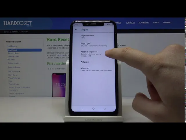 Video thumbnail for How to Enable Auto-Brightness in UMIDIGI One Pro – Screen Intensity