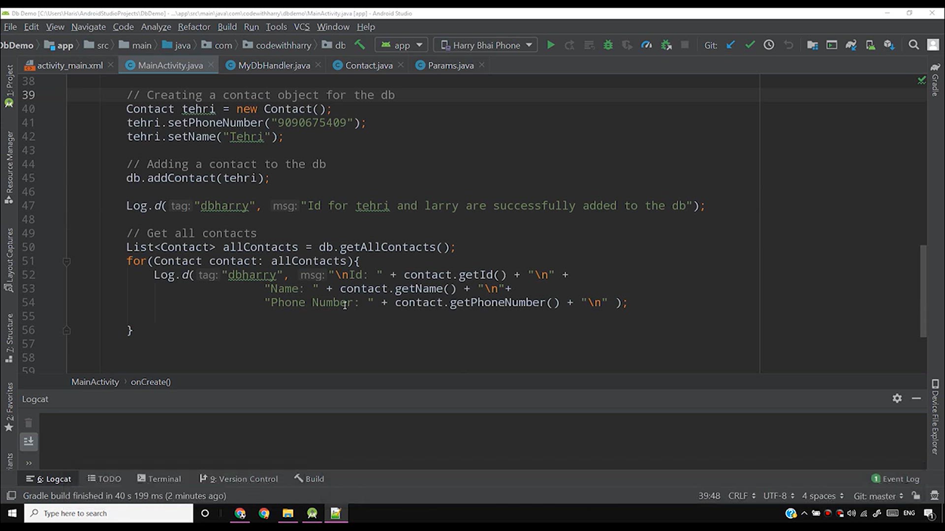 'Video thumbnail for SQLite Android CRUD_ Updating Records _ Android Tutorials in Hindi #28'