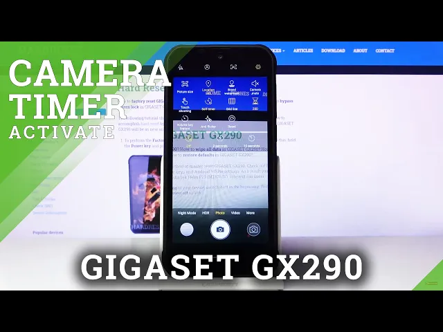 Video thumbnail for How to Activate Camera Timer in GIGASET GX290 – Adjust Camera Settings