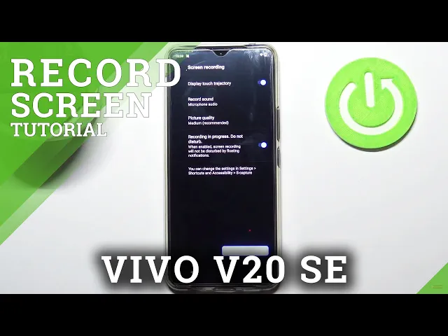 Video thumbnail for How to Record Screen on VIVO V20 SE - Use Screen Recorder