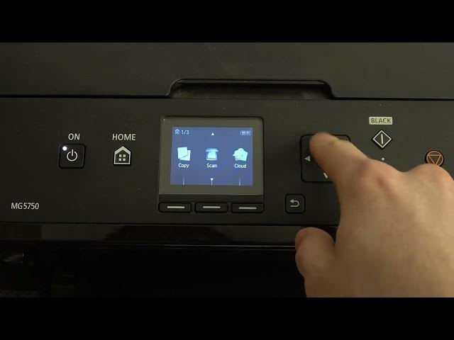 Video thumbnail for How to update firmware on Canon MG5700 series / Pixma 57500 series firmware update