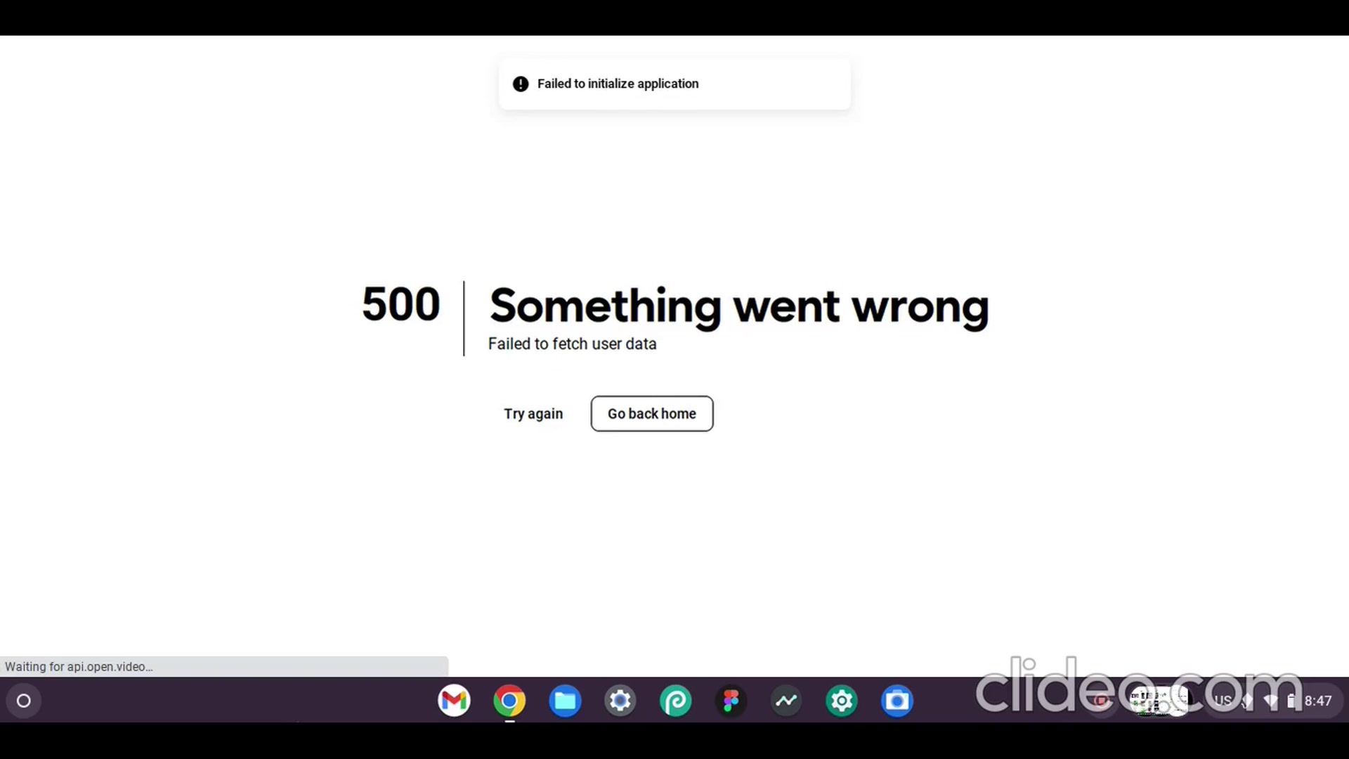 Video thumbnail for Error 500 when going to open.video while logged out