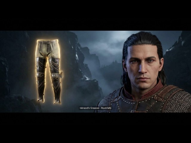 Video thumbnail for The Blood of Dawnwalker - Isbrand Greaves (Legendary Trousers) Rockfalls Location
