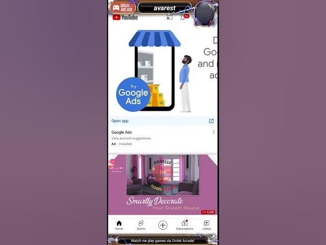 Video thumbnail for Watch me stream YouTube on Omlet Arcade!