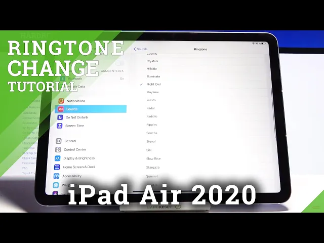Video thumbnail for iPad Air 2020 Ringtone List