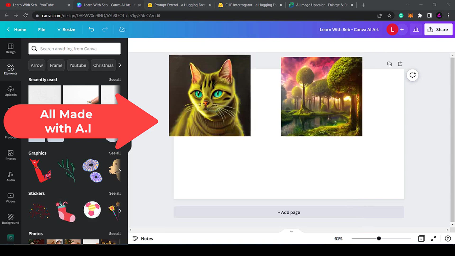 'Video thumbnail for How To Generate MIND-BENDING A.I. Art With Canva (AI Image Generator)'