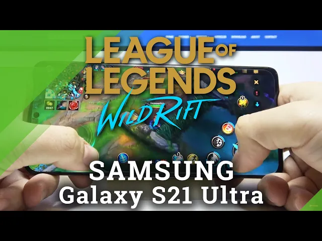 Video thumbnail for Leauge of Legends: Wild Rift Gameplay on Samsung Galaxy S21 Ultra – Performance Test / 120Hz