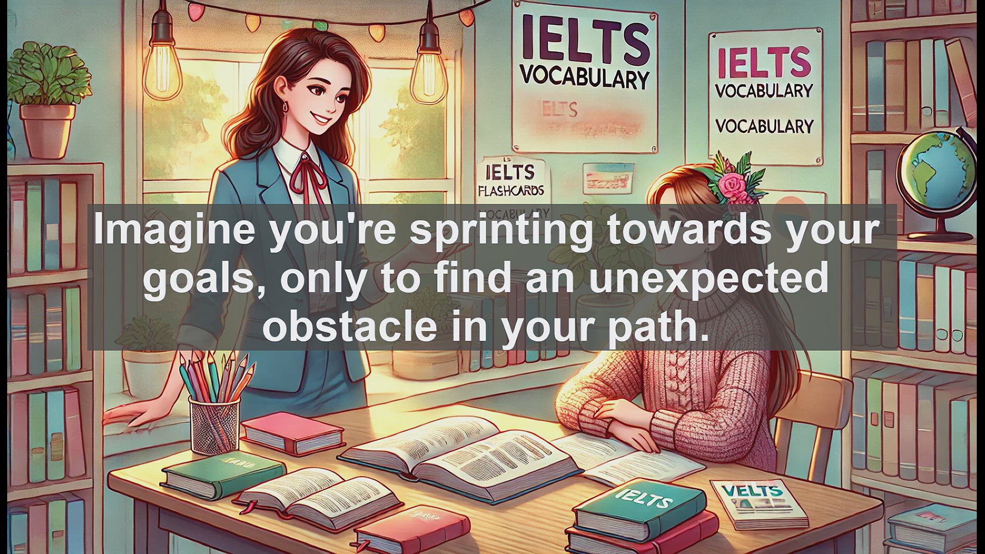 'Video thumbnail for 5000 Must Know IELTS 8.0 Vocabulary - Understanding 'Hindrance': A Key Word for IELTS Success'