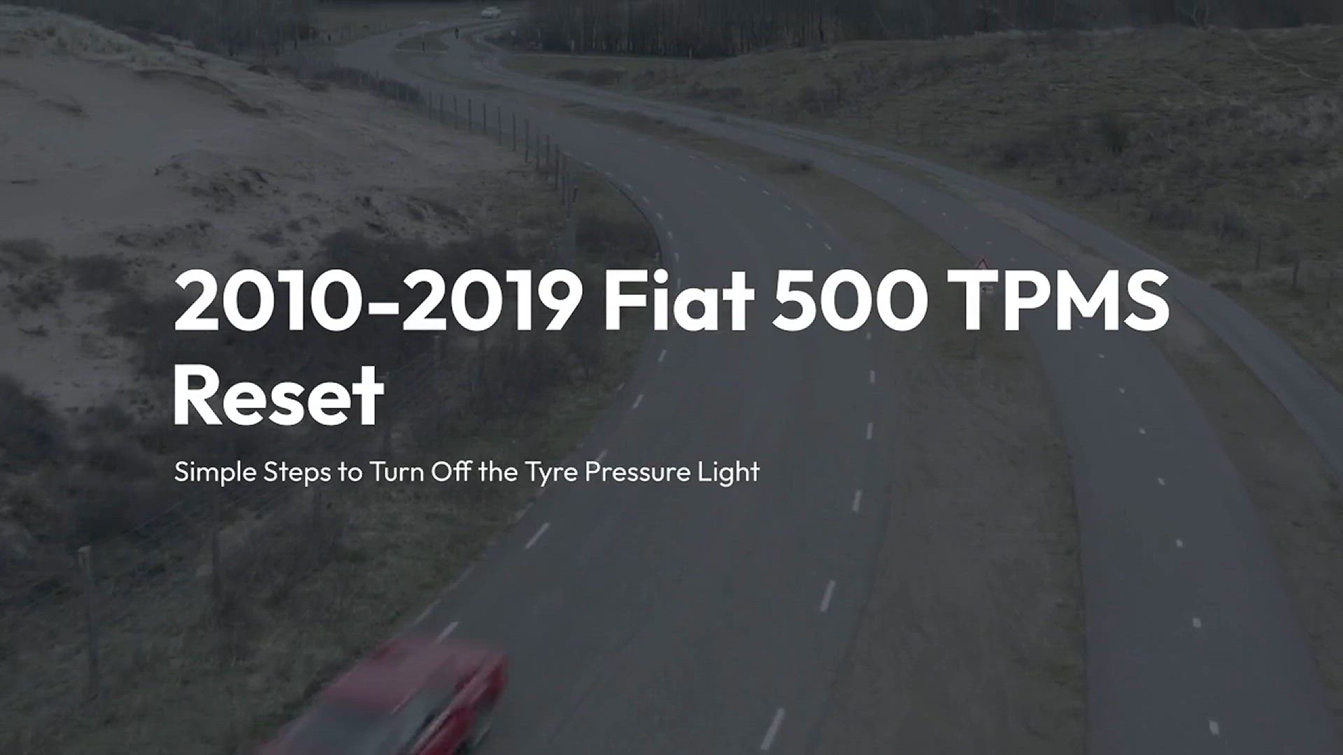 Video thumbnail for 2010-2019 Fiat 500 TPMS Reset Simple Steps to Turn Off the Tyre Pressure Light