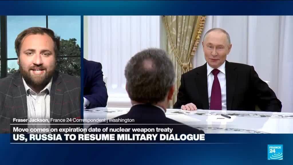 Video thumbnail for US and Russia agree to reestablish military dialogue after Ukraine talks
