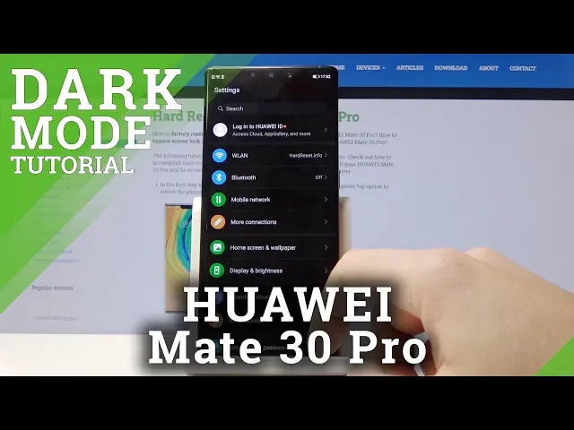 Video thumbnail for How to Enter Dark Mode in HUAWEI Mate 30 Pro