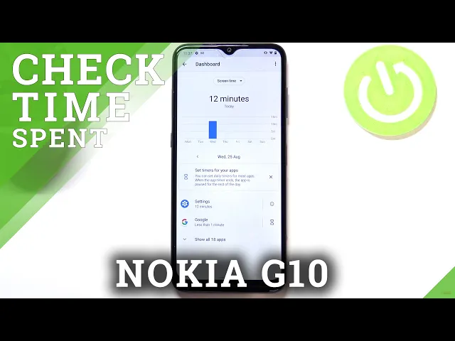 Video thumbnail for How to Check Total Screen Time on NOKIA G10 – Display Settings