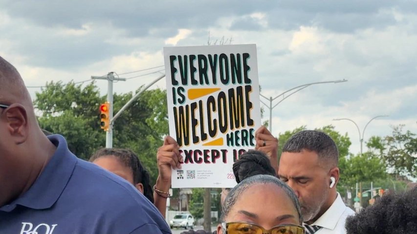 Video thumbnail for Elected officials canvass neighborhood after reported ICE sighting in East Flatbush