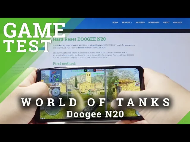 Video thumbnail for World of Tanks on Doogee N20 - Test Graphic Settings / FPS Test
