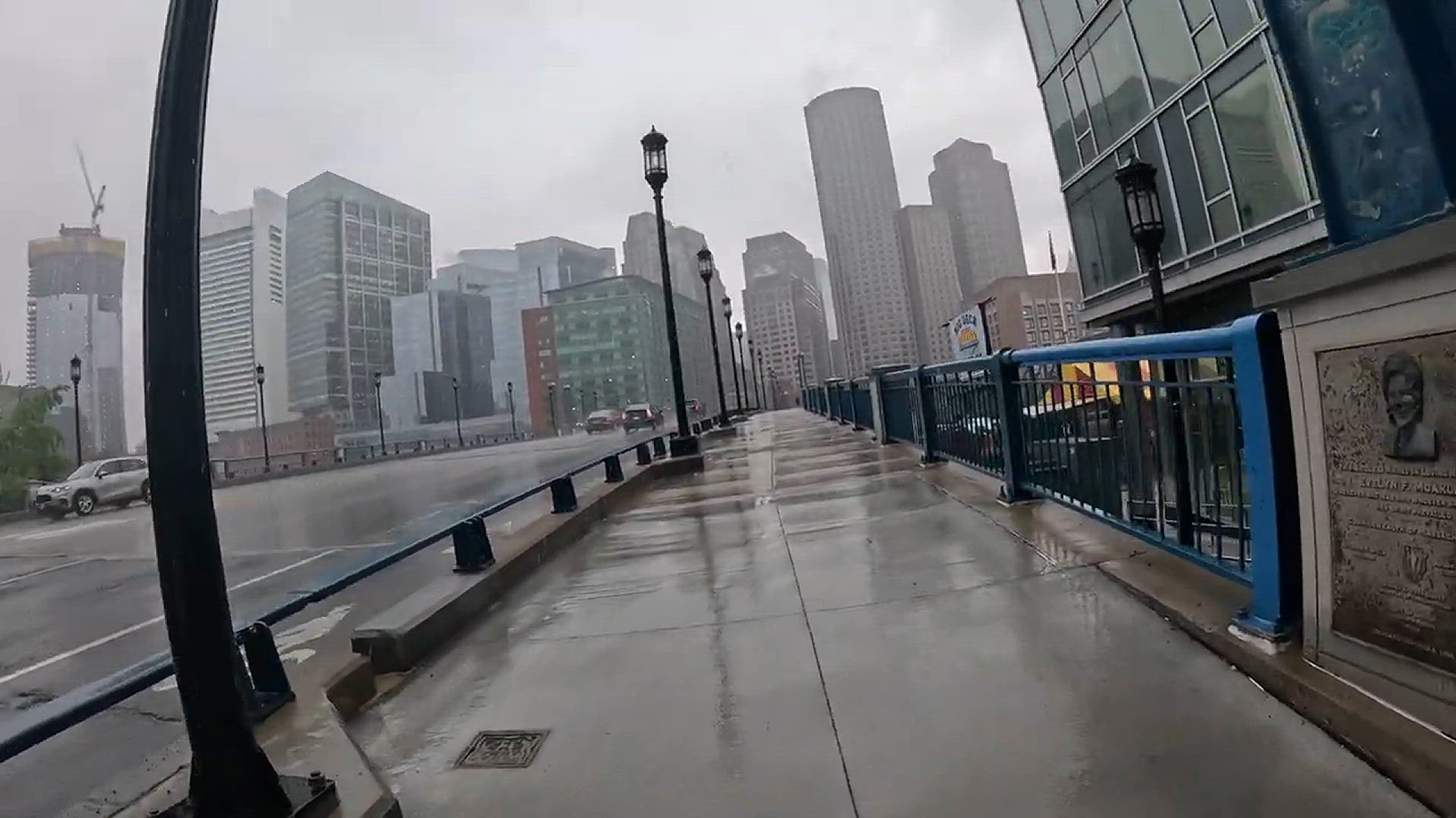 'Video thumbnail for 💥Walking from SEAPORT to Financial District in BOSTON Near South Station MBTA and Amtrak☄️'