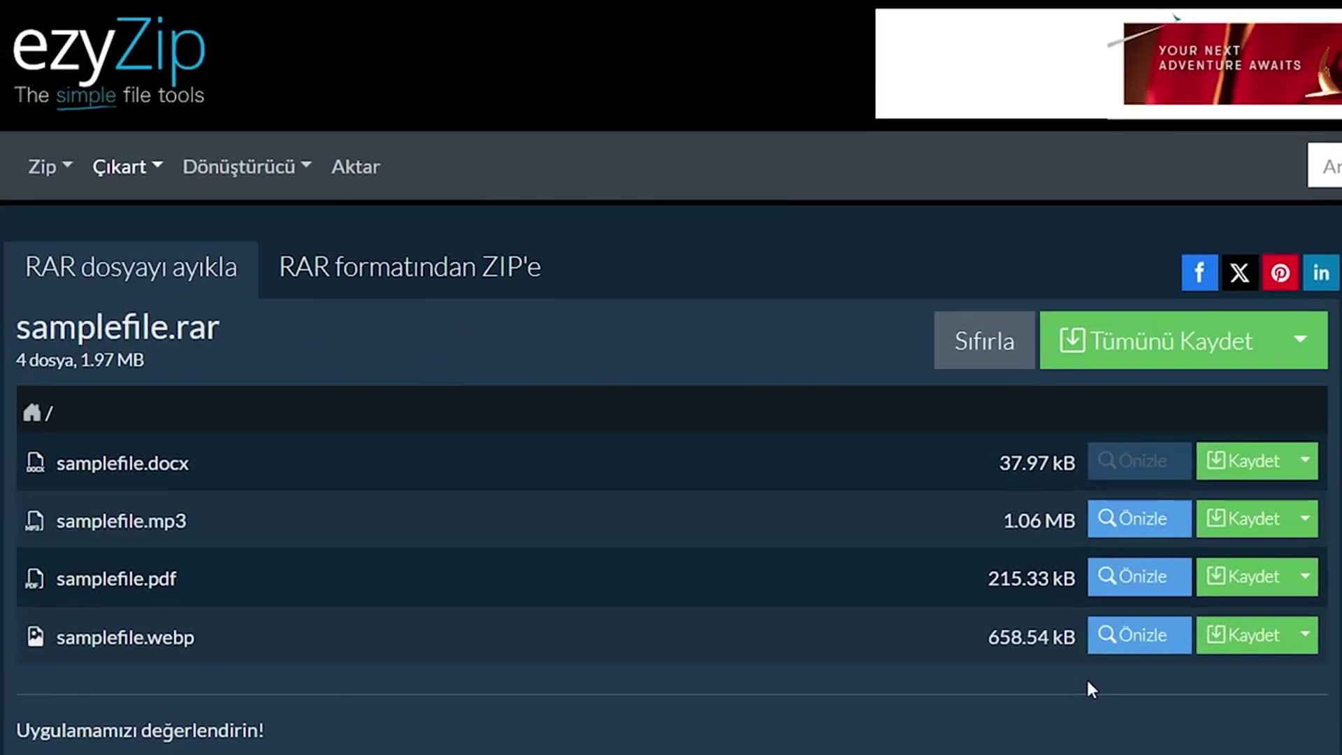 Video thumbnail for 📦 RAR Dosyalarını Çevrimiçi Olarak Ücretsiz Açma | Yazılım Kurulumu Gerekmez