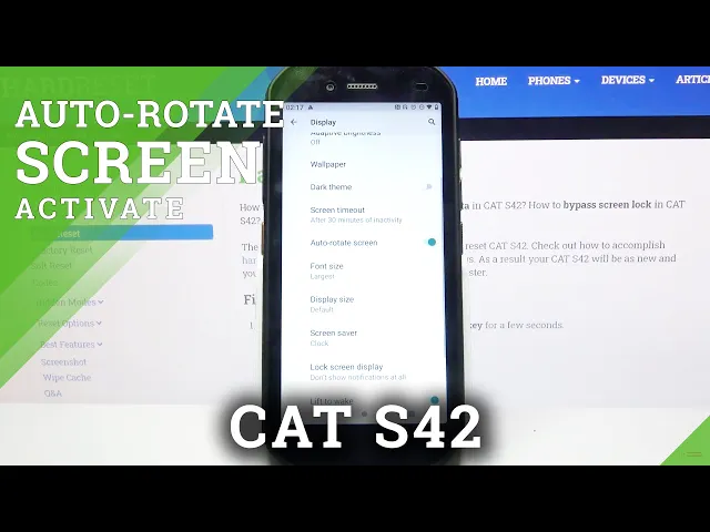 Video thumbnail for How to Enable Auto-Rotation in Cat S42 - Manage Automatic Screen Rotation
