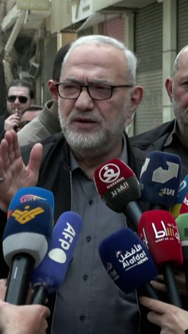 Video thumbnail for Hezbollah official: Lebanon-Israel negotiations are ‘surrender talks’