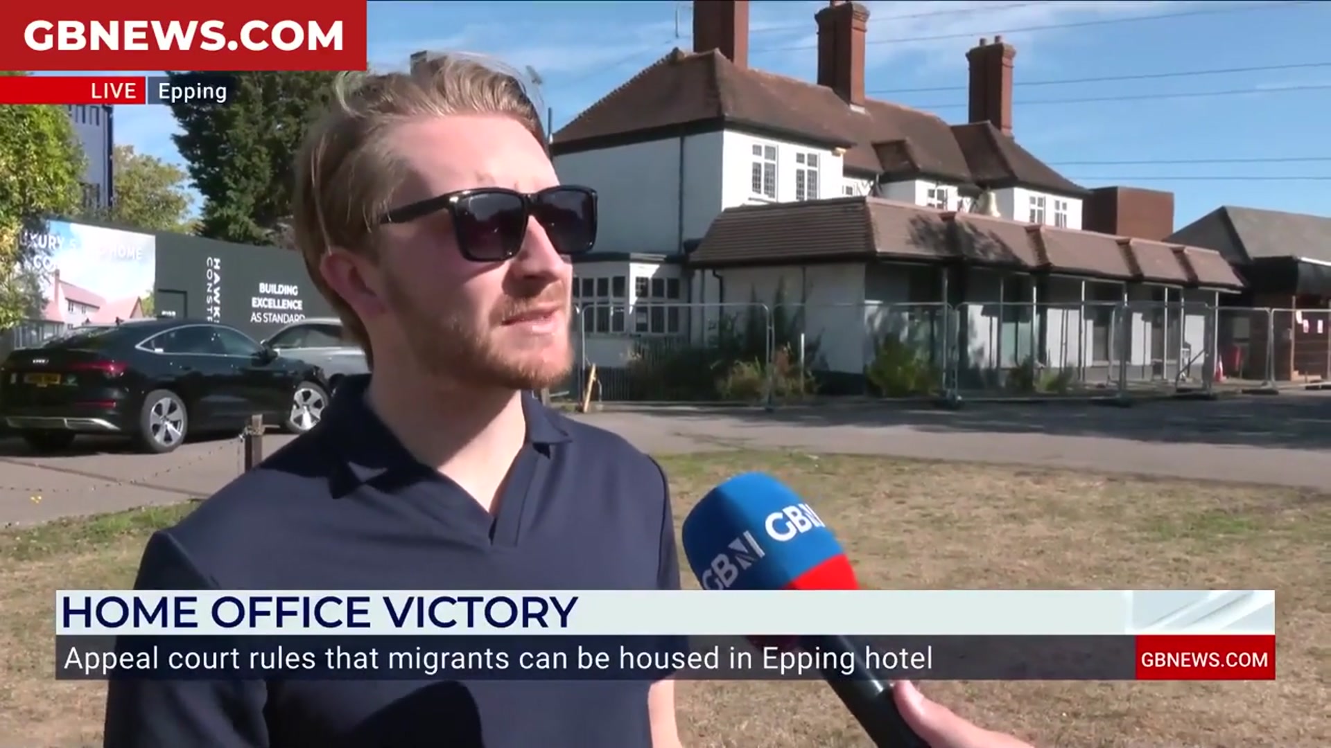 'Video thumbnail for WATCH: Epping councillor Jaymey McIvor tells GB News he is 'gutted' by hotel ruling'