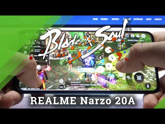 Video thumbnail for Gaming Test on Realme Narzo 20A - Blade & Soul Revolution Gameplay | Quality Review
