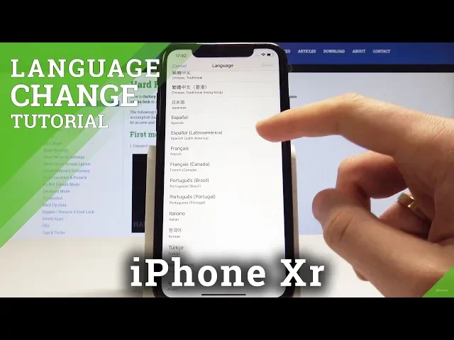 Video thumbnail for How to Change Language in iPhone Xr - Set Up iOS Language