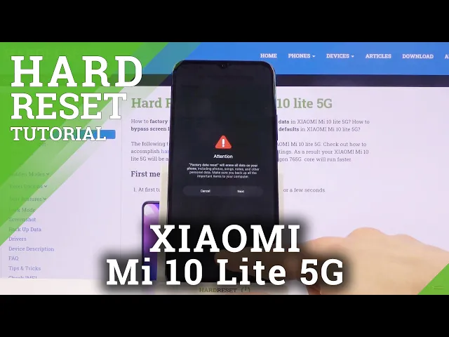 Video thumbnail for How to Factory Reset XIAOMI Mi 10 Lite 5G’s Settings – Hard Reset Via Settings