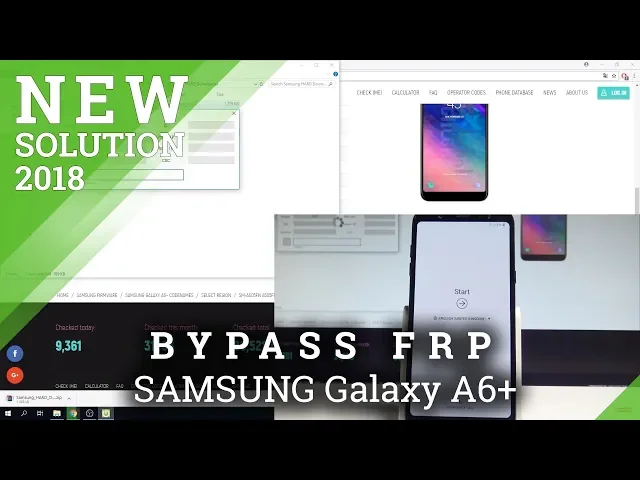 Video thumbnail for How to Bypass Google Verfication in SAMSUNG Galaxy A6+ - Unlock FRP |HardReset.Info