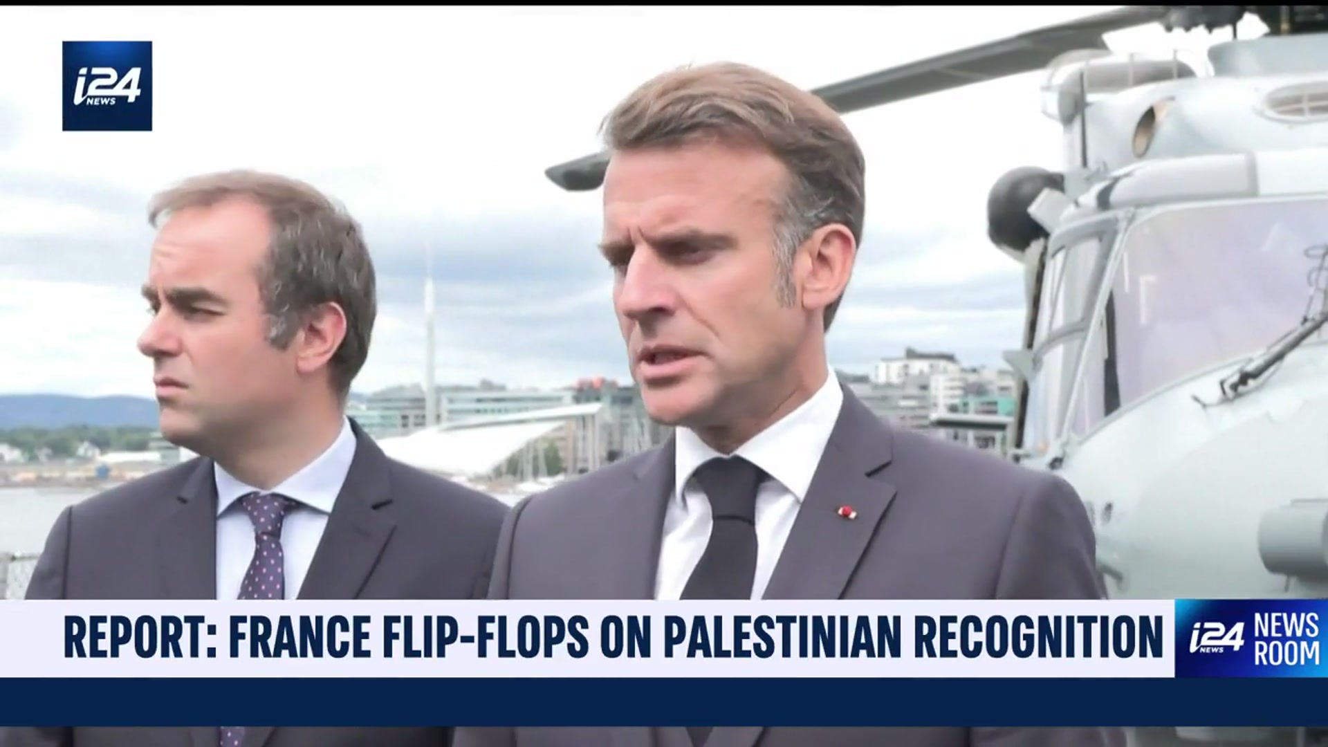 'Video thumbnail for Macron 'won’t recognize Palestine without hostage release’ - report'