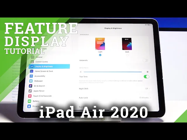 Video thumbnail for How to Activate True Tone on iPad Air 2020 – Display & Brightness