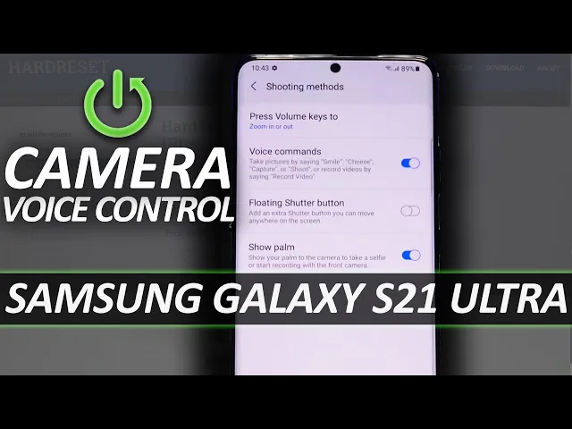 Video thumbnail for How to Activate Camera Audio Control on Samsung Galaxy S21 Ultra