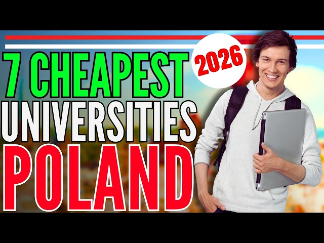 Video thumbnail for 7 Cheapest Universities in Poland (2026) - Study in Poland