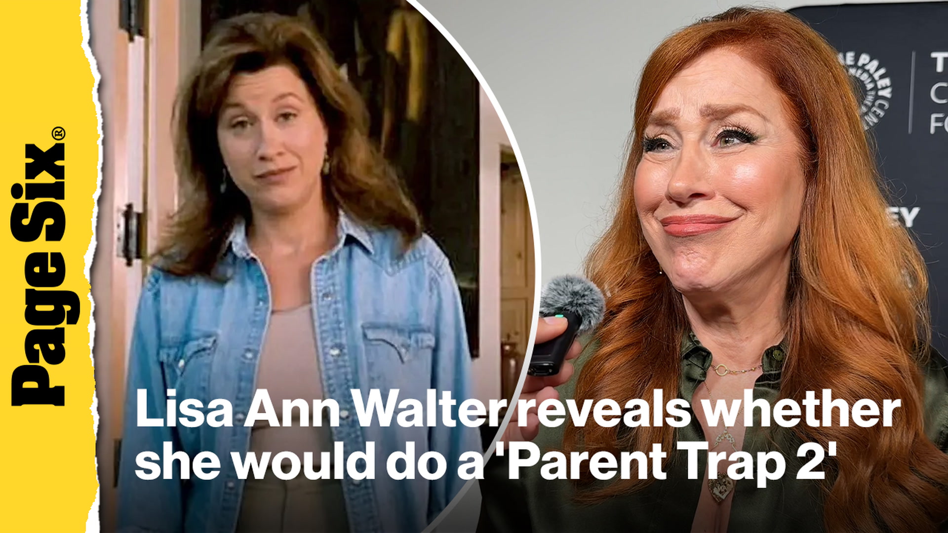 Video thumbnail for Lisa Ann Walter reveals whether she would do a 'Parent Trap 2'