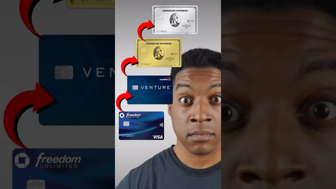 'Video thumbnail for Here’s the EXACT Order to Open Your Credit Cards 2025 - Beginner-Travel - Disclosure in Description'