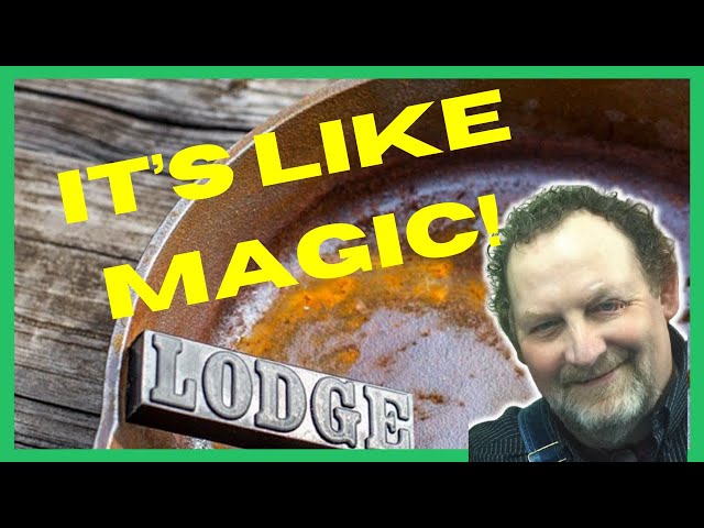 Video thumbnail for How To Get Rust Off Cast Iron With The Lodge Rust Eraser
