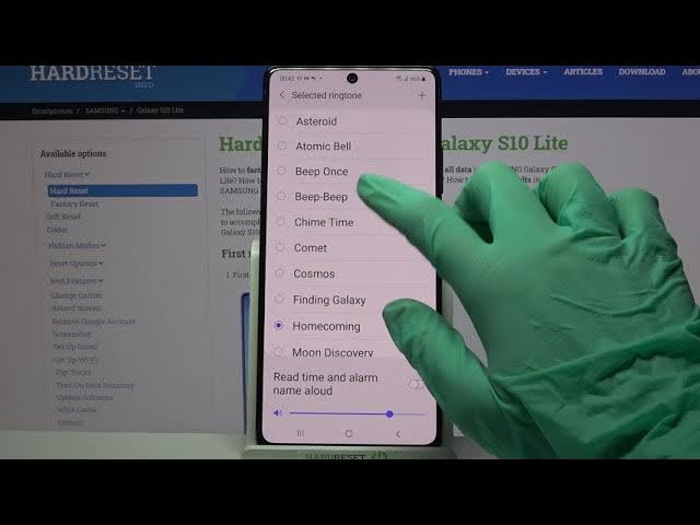 Video thumbnail for How to Set Up Alarm Clock on SAMSUNG Galaxy S10 Lite – Alarm Clock Settings