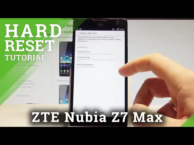 Video thumbnail for How to Factory Reset ZTE Nubia Z7 Max - Wipe Data / Restore Defaults |HardReset.Info