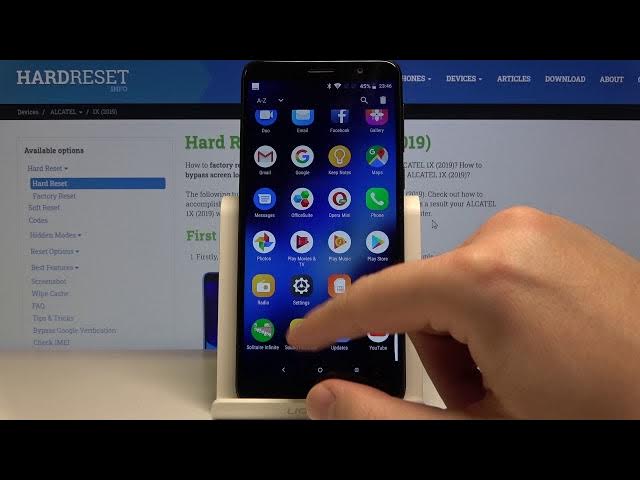 Video thumbnail for Manage & Deactivate Device Location Mode - ALCATEL 1X (2019)