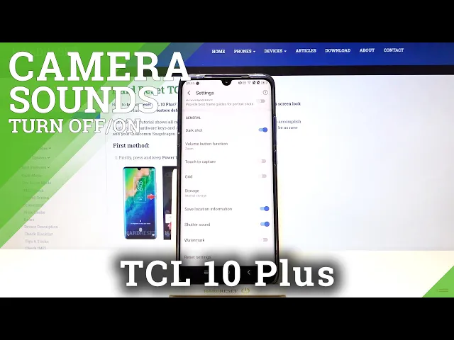 Video thumbnail for How to Manage Camera Shutter Sound in TCL 10 Plus – Find Camera Sound Options