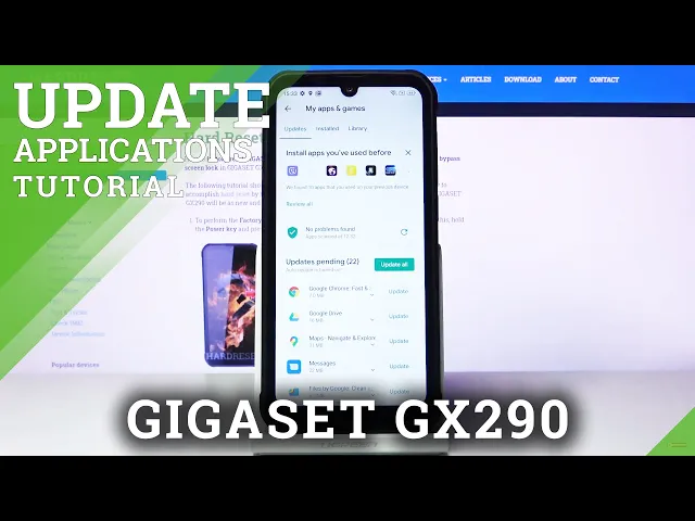 Video thumbnail for How to Update Apps in GIGASET GX290 – Download Latest Apps
