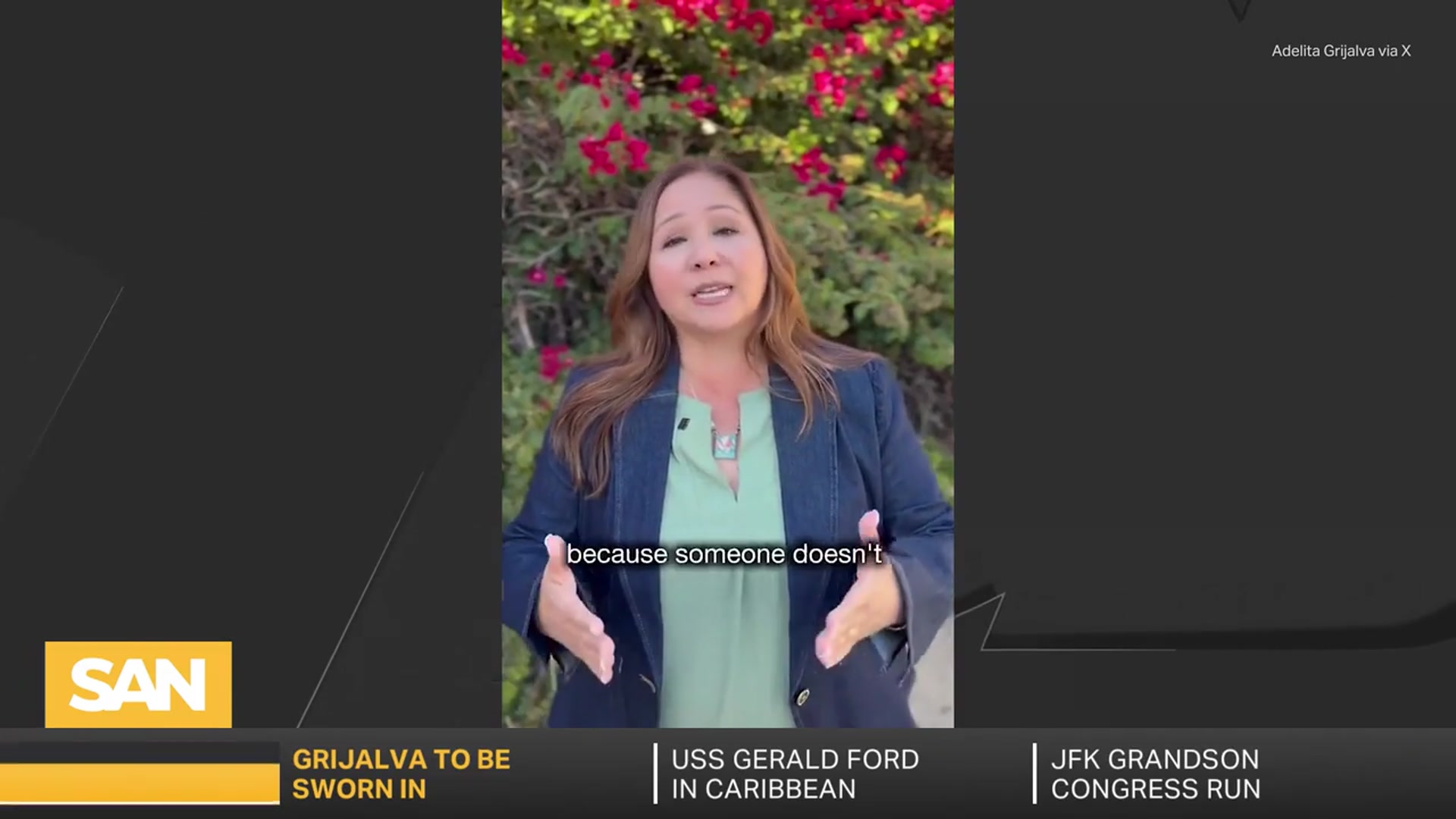 'Video thumbnail for Johnson to swear in Grijalva after 7-week delay, amid Epstein vote tensions'