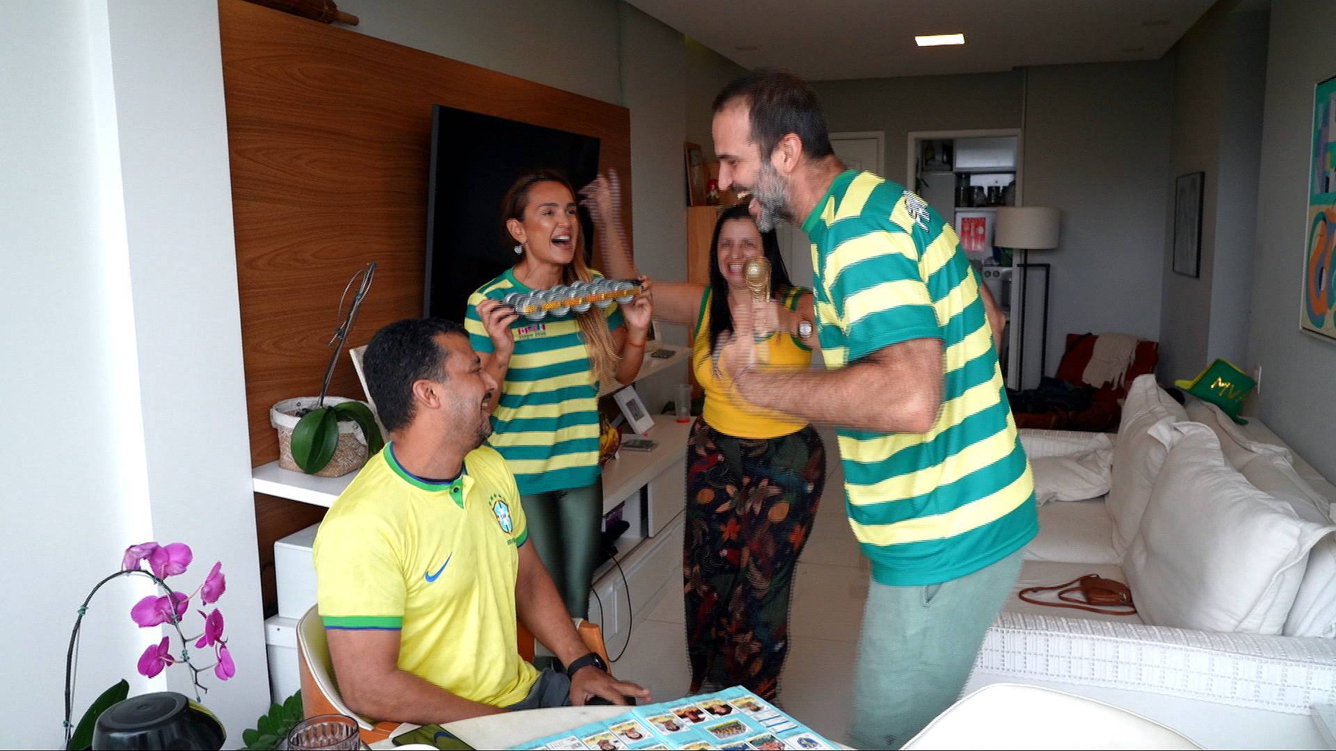 Video thumbnail for Brazilian fans gear up for their World Cup trip as football fever grips Rio