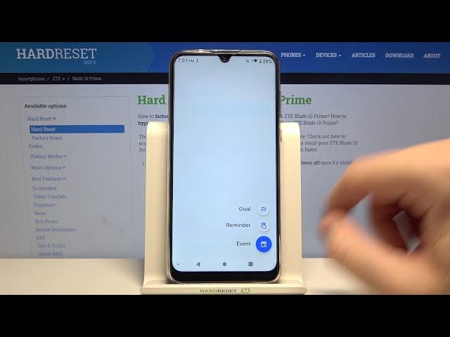Video thumbnail for How to Create an Event in Calendar in ZTE Blade 10 Prime – Add Event