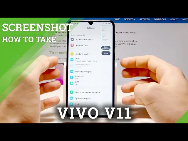 Video thumbnail for How to Take Screenshot on VIVO V11 - Capture Screen Tutorial