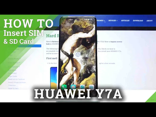 Video thumbnail for How to Insert SIM & SD in HUAWEI Y7a – Locate SIM Tray / Install Micro SD Cad
